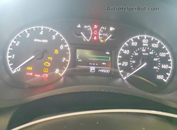 3N1AB7AP5HY284118 2017 NISSAN SENTRA Silver Vista del cuadro de instrumentos