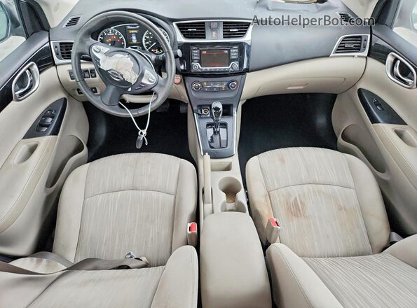 3N1AB7AP5HY289495 2017 NISSAN SENTRA White Dashboard view