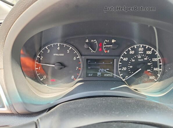 3N1AB7AP5HY302911 2017 NISSAN SENTRA Black Widok zestawu wskaźników