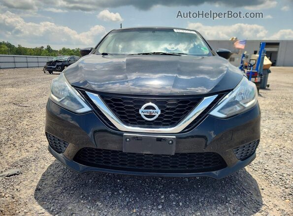 3N1AB7AP5HY302911 2017 NISSAN SENTRA Black Widok z przodu