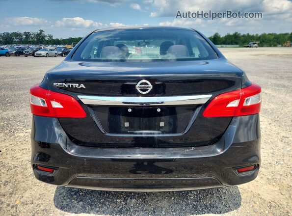 3N1AB7AP5HY302911 2017 NISSAN SENTRA Black Widok z tyłu