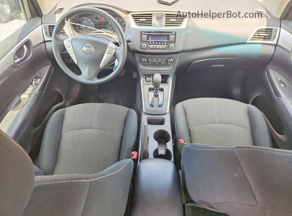 3N1AB7AP5HY302911 2017 NISSAN SENTRA Black Widok deski rozdzielczej