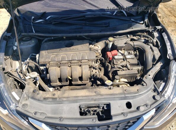 3N1AB7AP5HY308241 2017 NISSAN SENTRA Серый Вид задней части салона