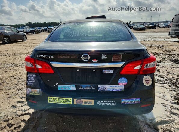 3N1AB7AP5HY309177 2017 NISSAN SENTRA Black Rear view