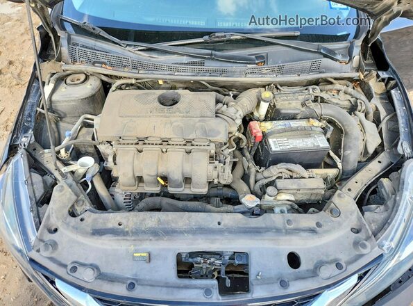 3N1AB7AP5HY309177 2017 NISSAN SENTRA Black Rear interior view