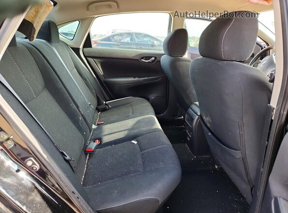 3N1AB7AP5HY309177 2017 NISSAN SENTRA Black Rear seats view