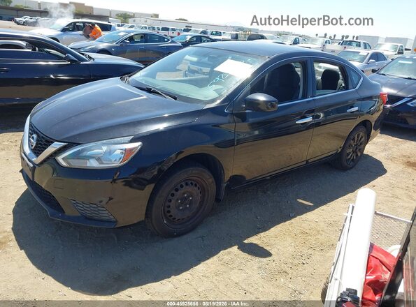 3N1AB7AP5HY315478 2017 NISSAN SENTRA Black Przód lewy
