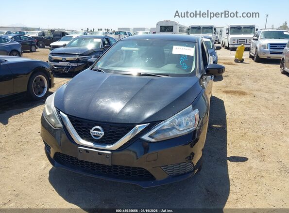 3N1AB7AP5HY315478 2017 NISSAN SENTRA Black Widok z przodu