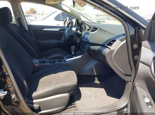 3N1AB7AP5HY315478 2017 NISSAN SENTRA Black Widok wnętrza z przodu