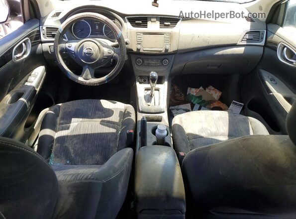 3N1AB7AP5HY337772 2017 NISSAN SENTRA White Вид панелі приладів