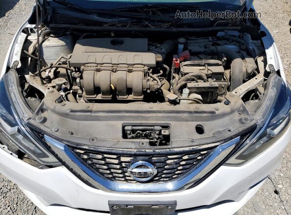 3N1AB7AP5HY337772 2017 NISSAN SENTRA White Вид задньої частини салону