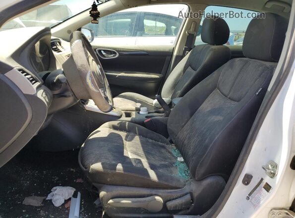 3N1AB7AP5HY337772 2017 NISSAN SENTRA White Вид салону спереду