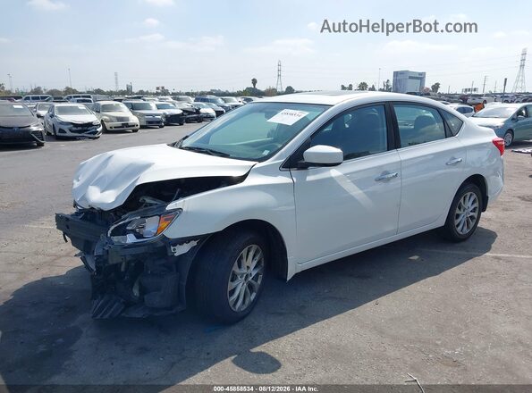 3N1AB7AP5HY349730 2017 NISSAN SENTRA White Front left