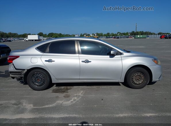 3N1AB7AP5HY359903 2017 NISSAN SENTRA Серебряный Панорамный вид салона 360°