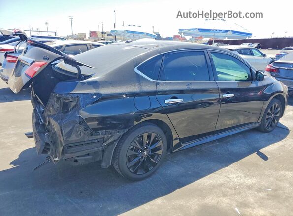 3N1AB7AP5HY368746 2017 NISSAN SENTRA Черный Задняя правая четверть