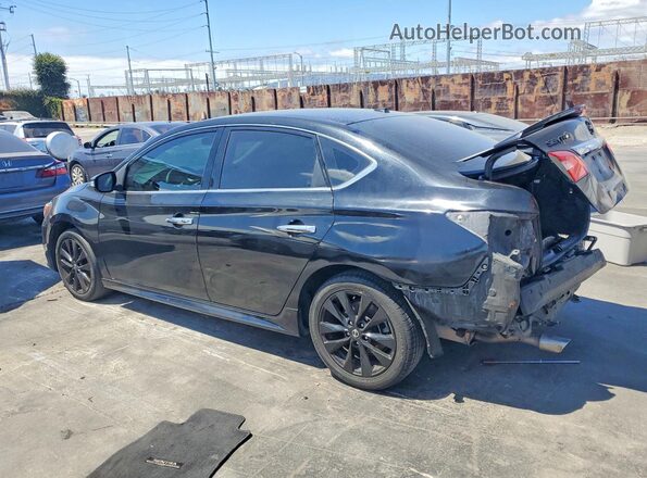 3N1AB7AP5HY368746 2017 NISSAN SENTRA Черный Задняя левая четверть