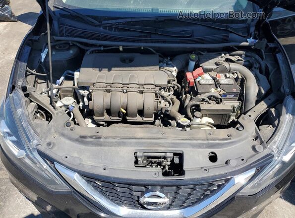 3N1AB7AP5HY368746 2017 NISSAN SENTRA Черный Вид задней части салона