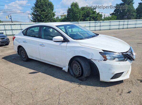 3N1AB7AP5HY373350 2017 NISSAN SENTRA White წინა მარჯვენა