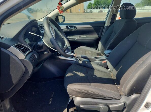 3N1AB7AP5HY373350 2017 NISSAN SENTRA White წინა სალონის ხედი