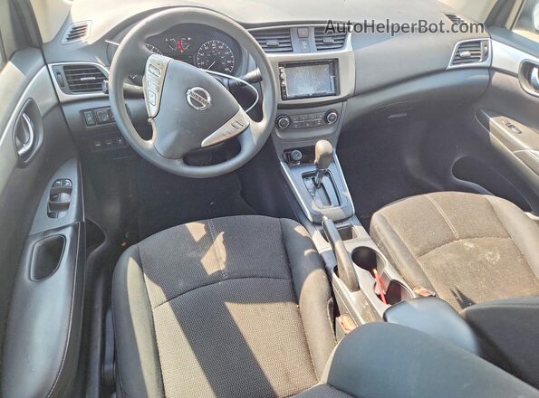 3N1AB7AP5HY373350 2017 NISSAN SENTRA White წინა პანელის ხედი