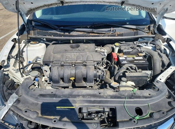 3N1AB7AP5HY373350 2017 NISSAN SENTRA White უკანა სალონის ხედი