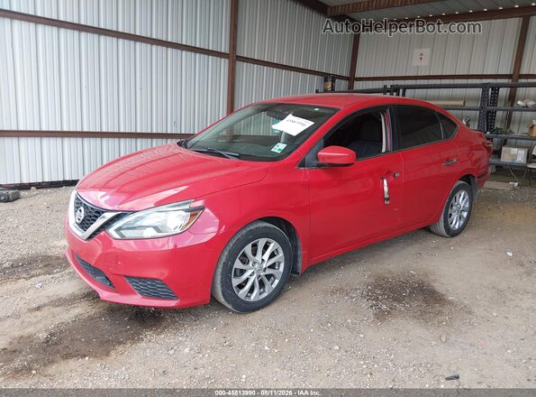 3N1AB7AP5JL617064 2018 NISSAN SENTRA Red Передня ліва чверть