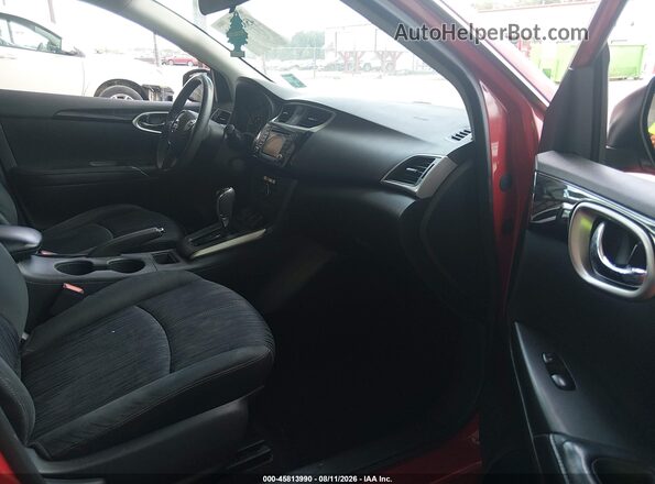 3N1AB7AP5JL617064 2018 NISSAN SENTRA Red Вид салону спереду