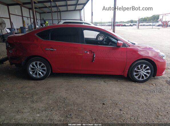 3N1AB7AP5JL617064 2018 NISSAN SENTRA Red Панорамний вид салону 360°