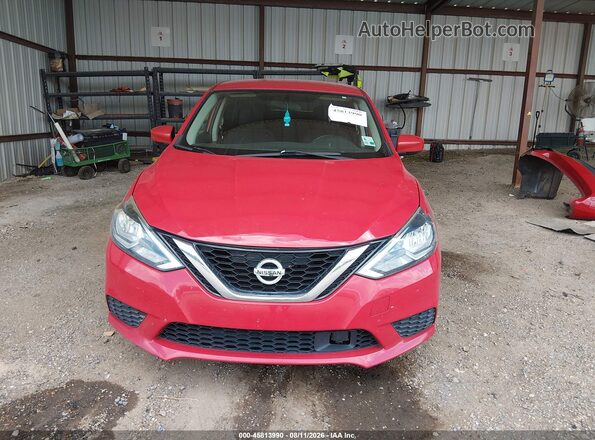 3N1AB7AP5JL617064 2018 NISSAN SENTRA Red Вид задньої частини салону