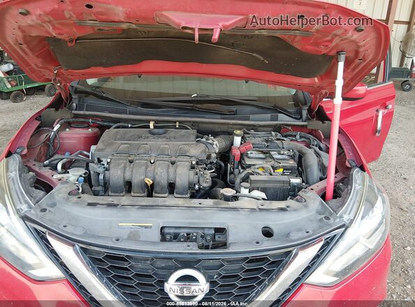 3N1AB7AP5JL617064 2018 NISSAN SENTRA Red Вид ззаду