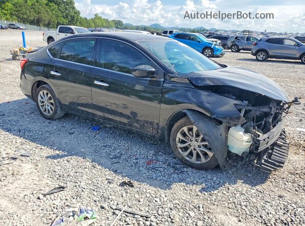 3N1AB7AP5JL643471 2018 NISSAN SENTRA Black Передня права чверть