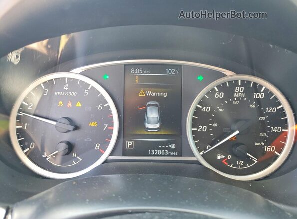 3N1AB7AP5JL643471 2018 NISSAN SENTRA Black Вид щитка приладів
