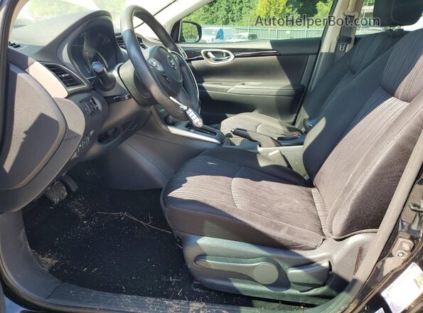3N1AB7AP5JL643471 2018 NISSAN SENTRA Black Вид салону спереду