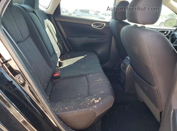 3N1AB7AP5JL643471 2018 NISSAN SENTRA Black Вид задніх сидінь
