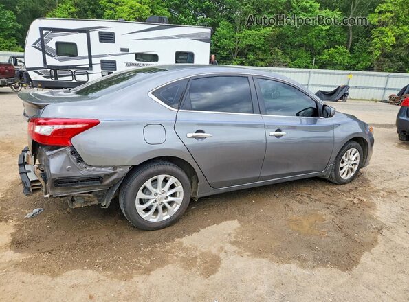 3N1AB7AP5JY208100 2018 NISSAN SENTRA Серый Задняя правая четверть
