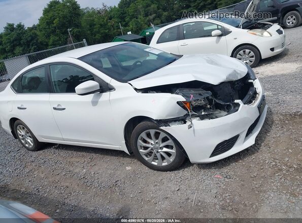 3N1AB7AP5JY216195 2018 NISSAN SENTRA White უკანა სალონის ხედი