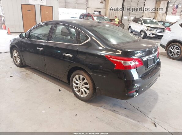 3N1AB7AP5JY219825 2018 NISSAN SENTRA Black Trasero izquierdo