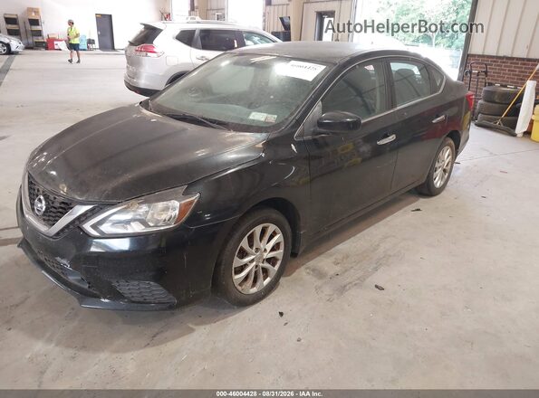 3N1AB7AP5JY219825 2018 NISSAN SENTRA Black Vista tres cuartos delantera izquierda