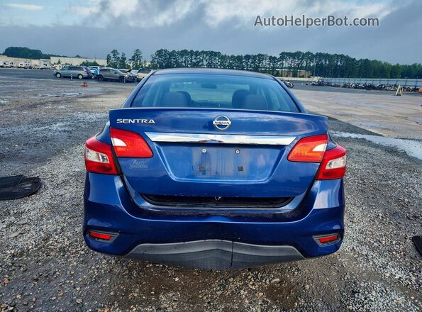 3N1AB7AP5JY220389 2018 NISSAN SENTRA Blue Вид ззаду