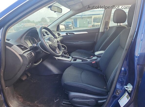 3N1AB7AP5JY220389 2018 NISSAN SENTRA Blue Вид салону спереду