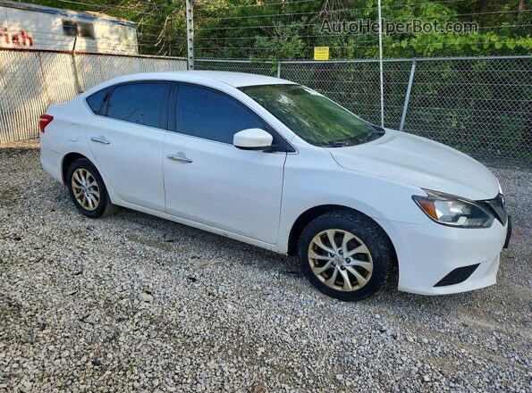 3N1AB7AP5JY225267 2018 NISSAN SENTRA White Przód prawy