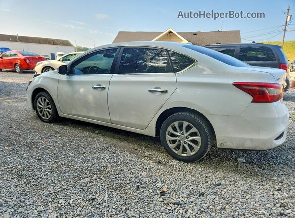 3N1AB7AP5JY225267 2018 NISSAN SENTRA White Tył lewy