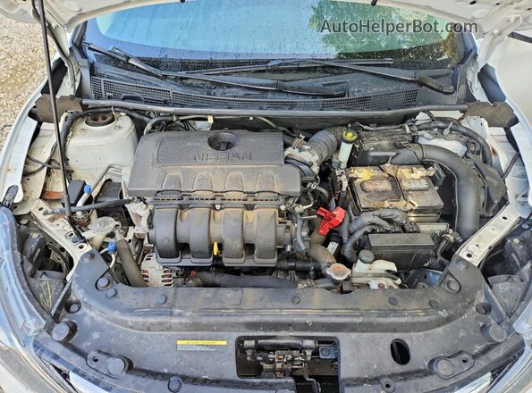 3N1AB7AP5JY225267 2018 NISSAN SENTRA White Widok wnętrza z tyłu
