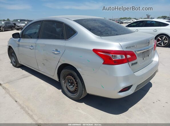 3N1AB7AP5JY227648 2018 NISSAN SENTRA Silver Tył lewy