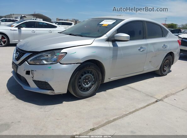 3N1AB7AP5JY227648 2018 NISSAN SENTRA Silver Przód lewy