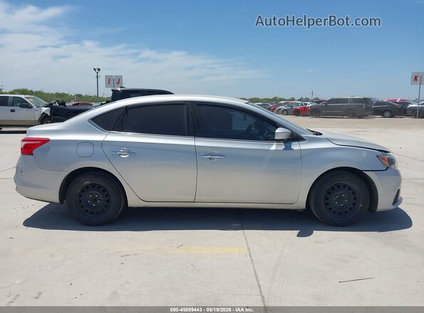 3N1AB7AP5JY227648 2018 NISSAN SENTRA Silver Widok wnętrza z tyłu