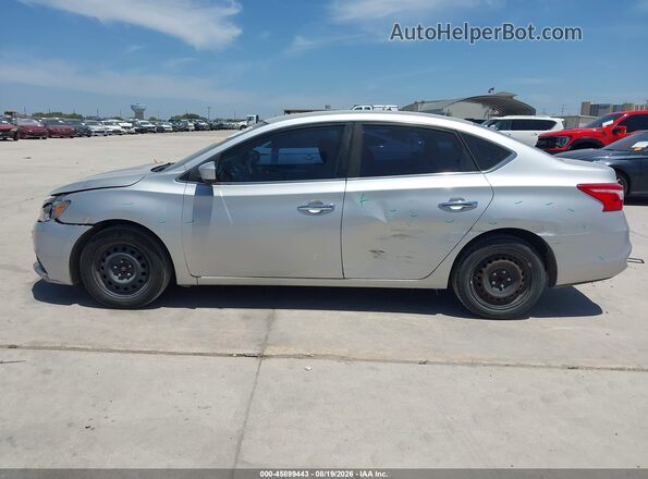 3N1AB7AP5JY227648 2018 NISSAN SENTRA Silver Widok wnętrza 360 stopni