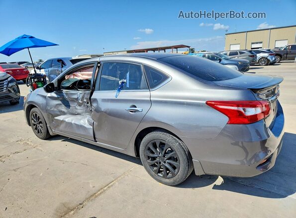 3N1AB7AP5JY227701 2018 NISSAN SENTRA Gray Rear left