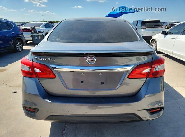 3N1AB7AP5JY227701 2018 NISSAN SENTRA Gray Rear view