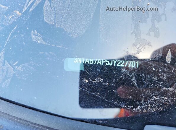 3N1AB7AP5JY227701 2018 NISSAN SENTRA Gray Engine compartment view